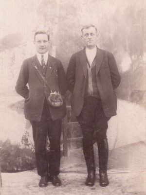 Vilho Kallioinen ja Juho Laine